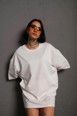 Oversized Lange Crew Neck T-Shirt