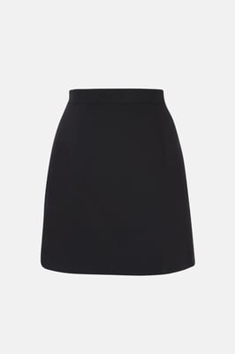 Mini Wrap Rok Met Gouden Knoopdetails