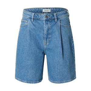 Selected Femme slfwide merle-kori hw denim shorts 16101431 light blue denim