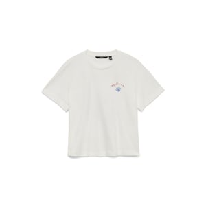 Vero Moda vmgina mette ss top box jrs 10341996 snow white