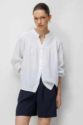 Musselin Katoenen Shirt