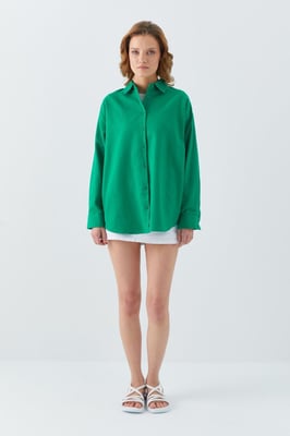 Oversize Poplin Skjorta