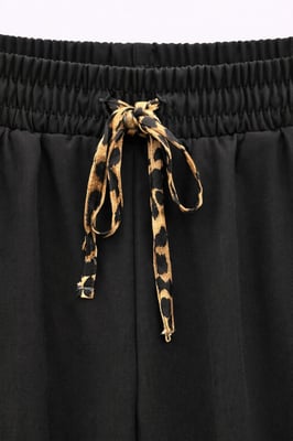 Elastische Taille Sigarettenpantalon