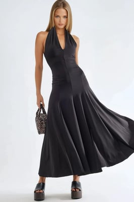 Halternekk Maxi-jurk