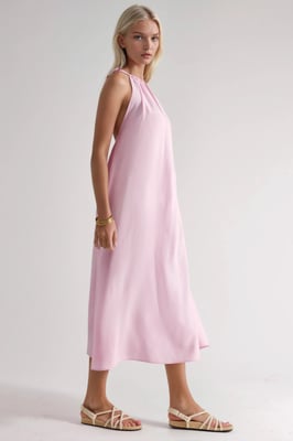 Halterneck Midi-jurk