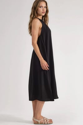 Halterneck Midi-jurk
