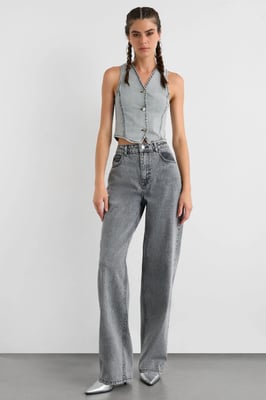 High Waist Wide Leg Jeans