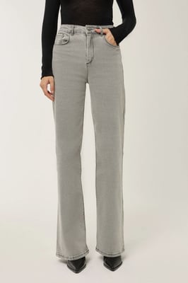 Hoge Taille Wijde Pijpen Jeans