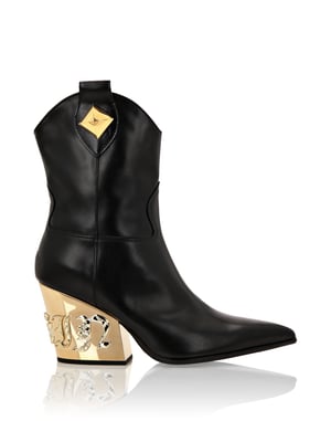 Stövlar Högklackat Mid Gothic Plein