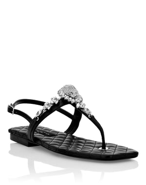 Platte Sandalen Skull
