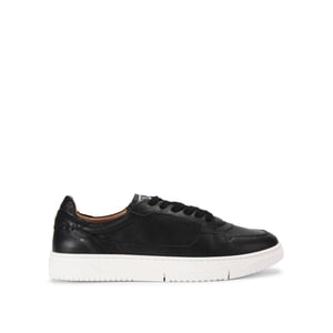 Leather Cliff Trainer Black Sneakers