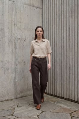 Hoge Taille Rechte Spijkerbroek