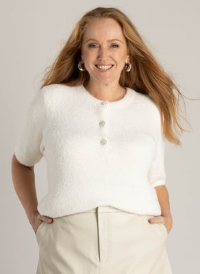 YEST CURVE Hera Tops  Winter White