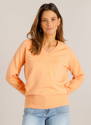 IVY BEAU Vina Tops  Peach