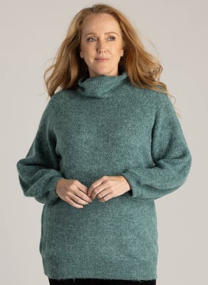 YEST CURVE Widia Essential Tops  Dark Mint/Melange