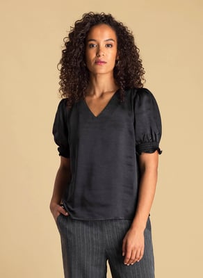 IVY BEAU Asya Tops  Black