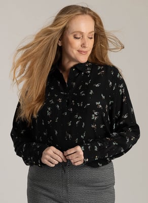 YEST CURVE Haya Tops  Black/Multi