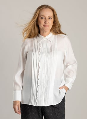 YEST CURVE Halina Tops  Off White