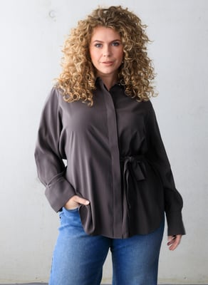 YEST CURVE Giselle Tops Chocolate Brown