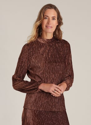 YEST Devora Tops  Copper Brown