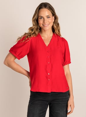 IVY BEAU Serina Tops  Red