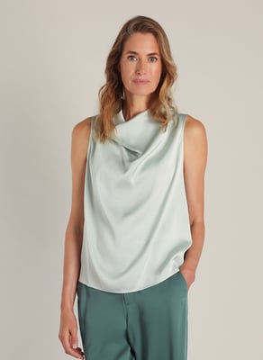 YEST Desiree Tops  Mint Grey