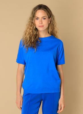 IVY BEAU Eliz Tops  Brilliant Blue