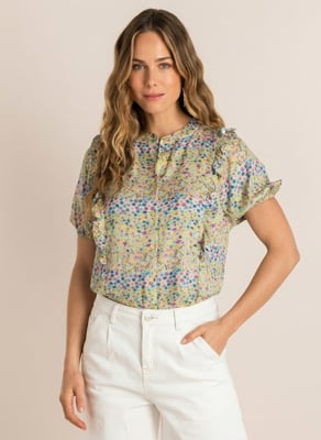 IVY BEAU Pleun Tops  Sand/Multi