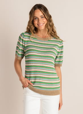 IVY BEAU Phelien Tops  Beige/Multi