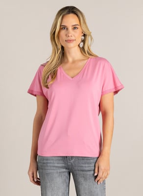 IVY BEAU Gennesis Tops  Pink