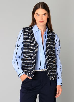 YEST Bertrada Cover ups  Dark Navy/Multi Colo