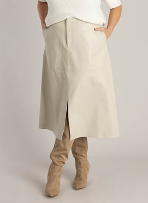 YEST CURVE Hadia Bottoms  Winter White
