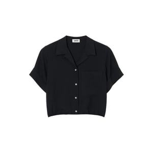 Zenggi Fluid cropped blouses x04-1013