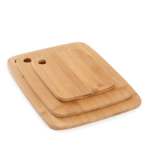 Casa di Elturo Snijplanken set van 3 bambino – bamboe – 33 x 24 cm / 27 x 21 cm / 19,5 x 15 cm