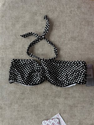Blue Daisy Powermesh Bandeau Top