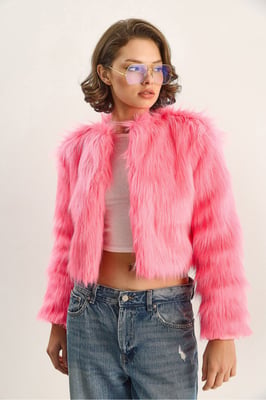 Boxy Crop Nepen Bontjas