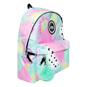 Kids Backpack Multi Pastel Collage Design | Lightweight School Bag