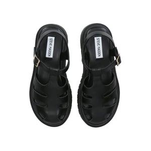 Leather Minsk Black Sandals