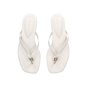 Leather Maliyah White Sandals