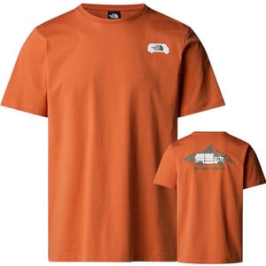 The North Face Mens Great Outdoors Graphic T-Shirt Iron Bronze