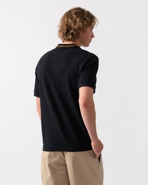 Crew Neck T-Shirt in Black