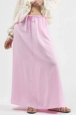 Hoge Taille A-Lijn Maxi Rok