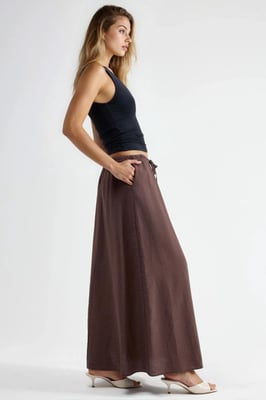 Hoge Taille A-Lijn Maxi Rok