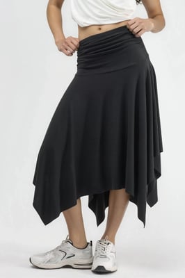 Zachte Touch Asymmetrische Midi Rok