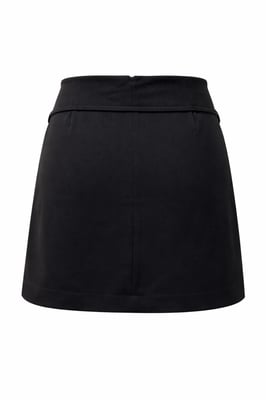 Hoog Taille Mini Rok met Ceintuur