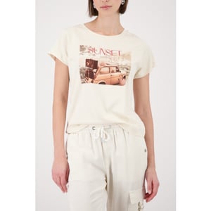 Monari  t-shirt with car print 410550 143 marble