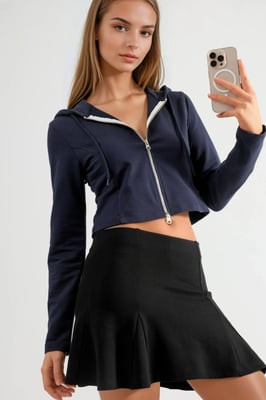 Gepofte Mini Skorts