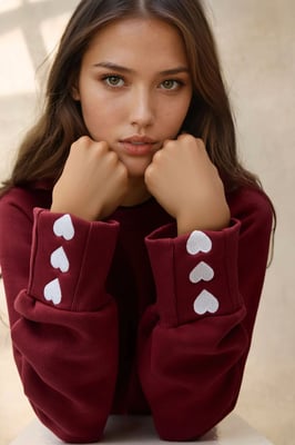 Geborduurde Katoenen Sweater