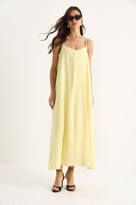 Maxi V-hals Jurk