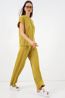 Ontspannen Pasvorm Crew Neck Blouse
